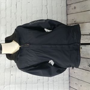 Marmot Precip rain jacket/shell, black, women's size M